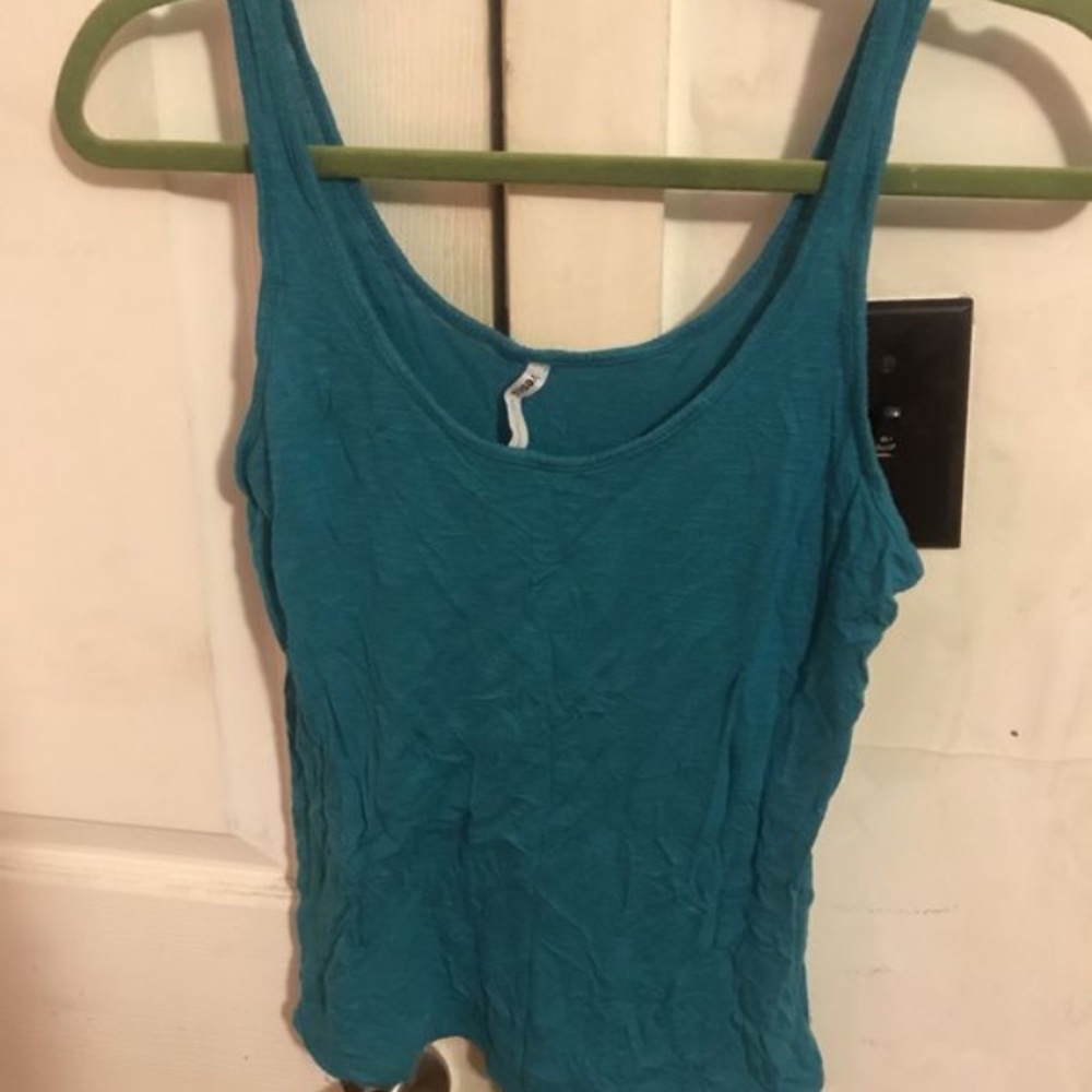 Blue tank
